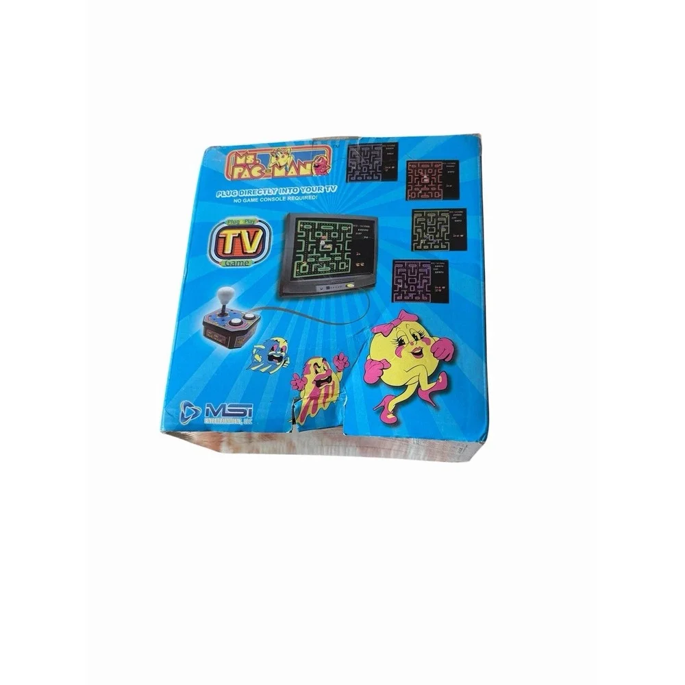 Ms. Pac-Man Plug & Play TV Game Joystick New in Box‎ No Console Required